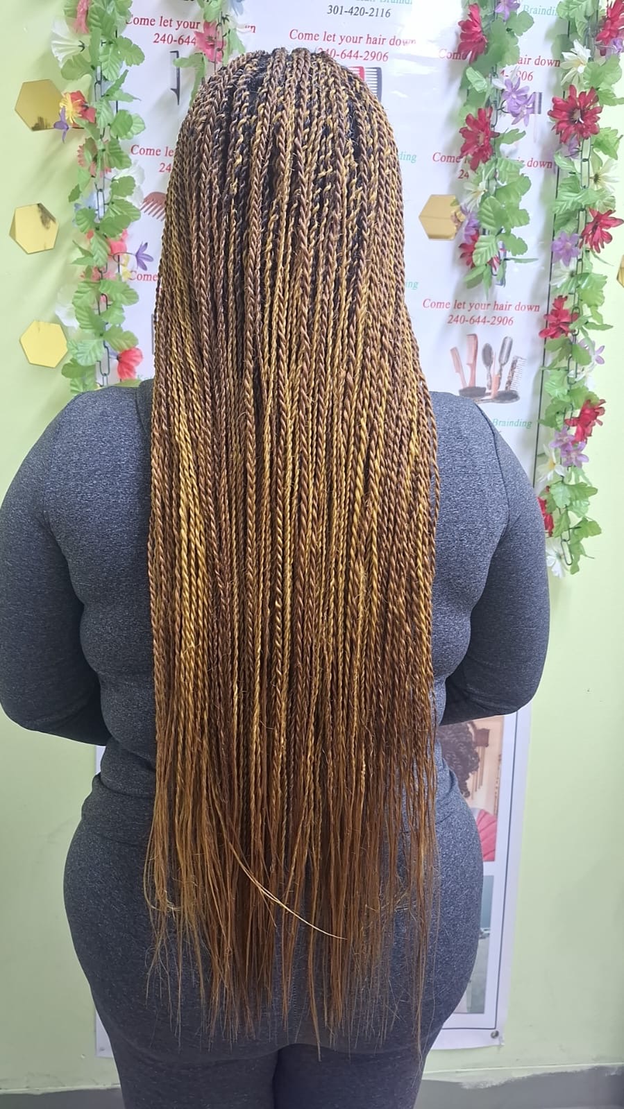 Honey Blonde Senegalese Twists
