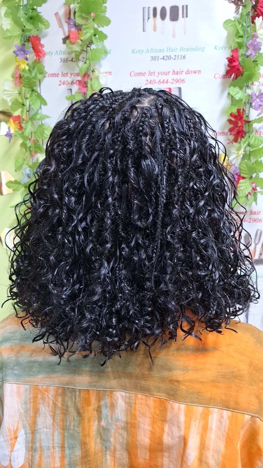 Boho Braids with Curly Ends