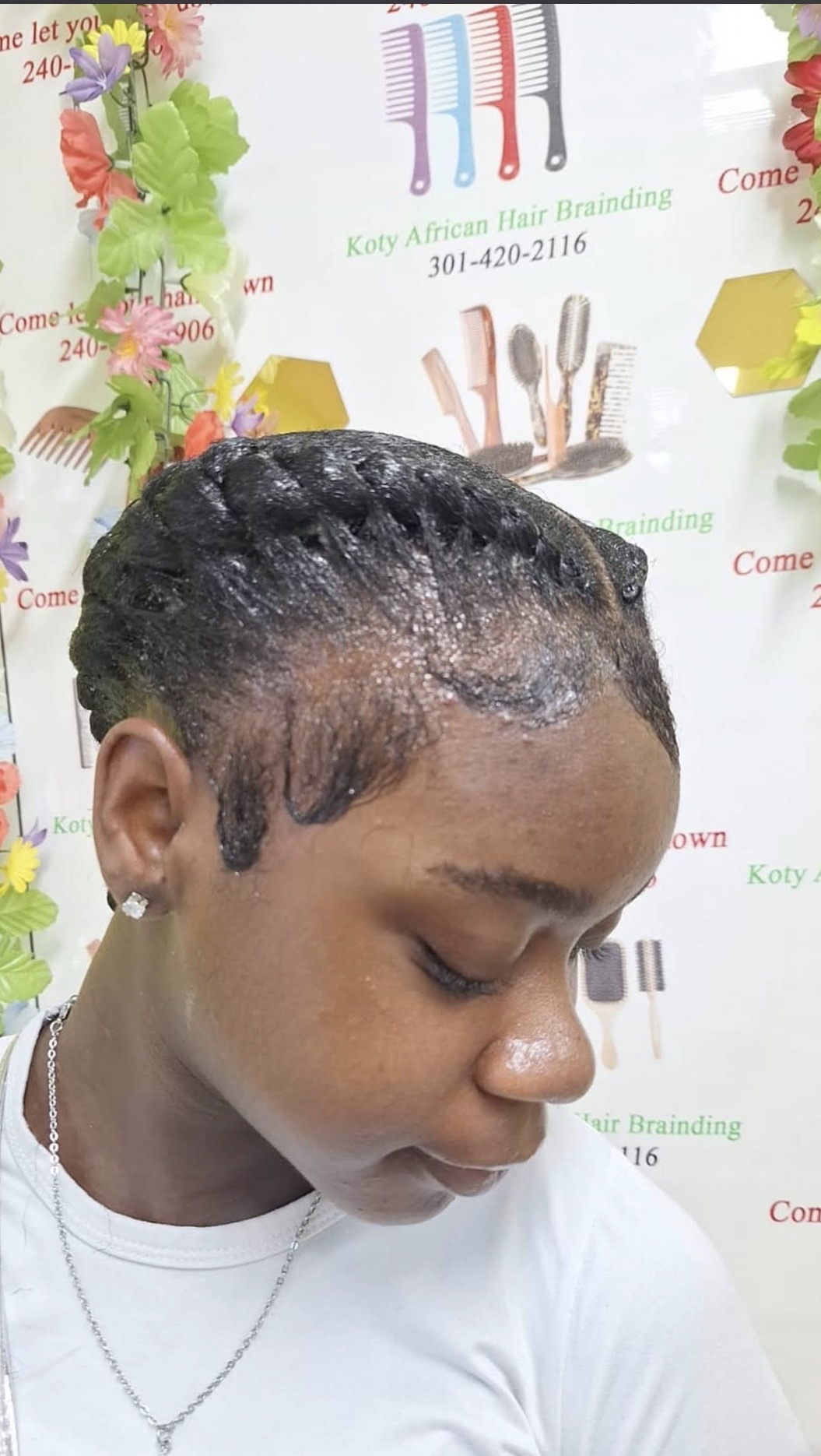 Detailed stitch braids
